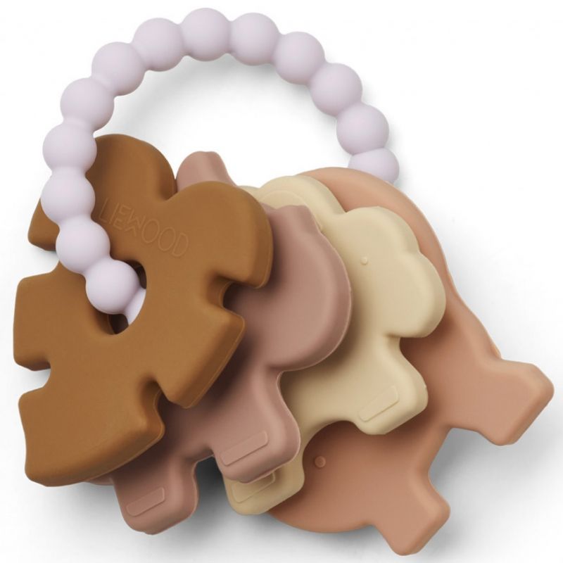 Hochet de dentition en silicone Penny rose multi mix Liewood