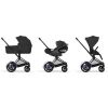 Duo e-PRIAM 2026 Poussette électrique tout-terrain avec nacelle pliable Matt Black Sepia Black Cybex Produit 3