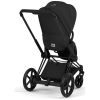 Duo e-PRIAM 2026 Poussette électrique tout-terrain avec nacelle pliable Matt Black Sepia Black Cybex Produit 4