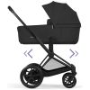 Duo e-PRIAM 2026 Poussette électrique tout-terrain avec nacelle pliable Matt Black Sepia Black Cybex Produit 5