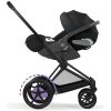 Duo e-PRIAM 2026 Poussette électrique tout-terrain avec nacelle pliable Matt Black Sepia Black Cybex Produit 6