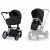 Variation Matt Black, Sepia Black du produit Duo e-PRIAM 2026 Poussette électrique tout-terrain avec nacelle pliable Matt Black Sepia Black de la marque Cybex