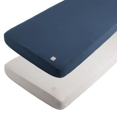 Lot de 2 draps housses Petit Nuage (70 x 140 cm) Sauthon
