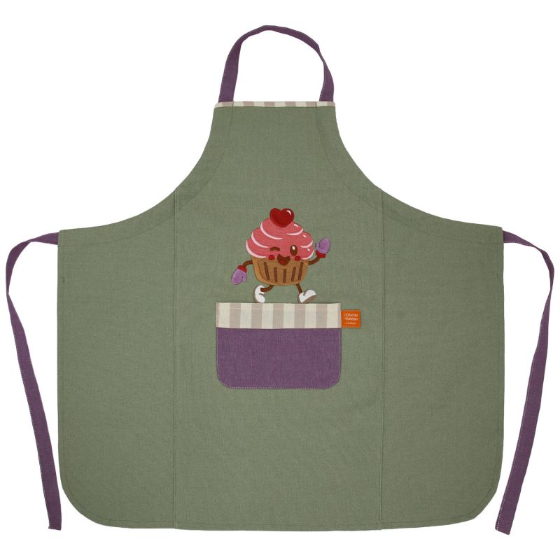 Tablier Kawai Cupcake (6-12 ans) L'oiseau bateau Produit 1