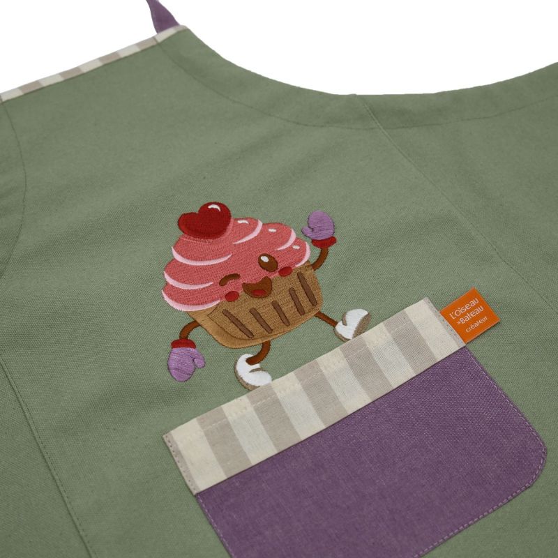 Tablier Kawai Cupcake (6-12 ans) L'oiseau bateau Produit 3
