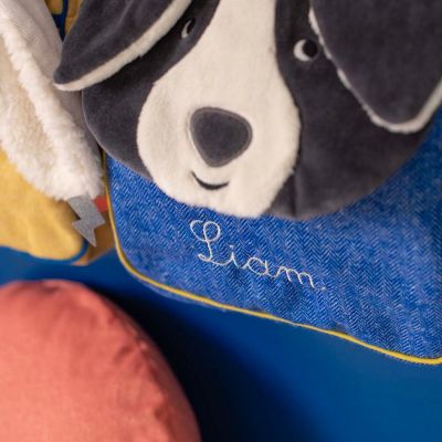 Sac à dos Puce bleu Puce et Pilou (personnalisable)