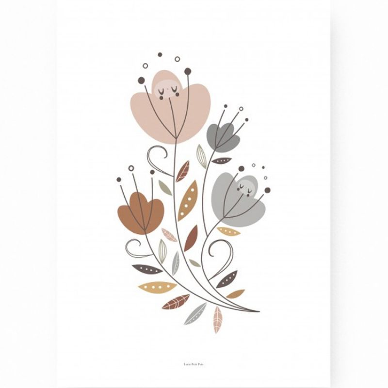 Affiche A3 Prairie Lutin Petit Pois