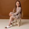 Chaussons Les Petits Velours Ivoire (2-3 ans) Les Pas Petits Ambiance 6