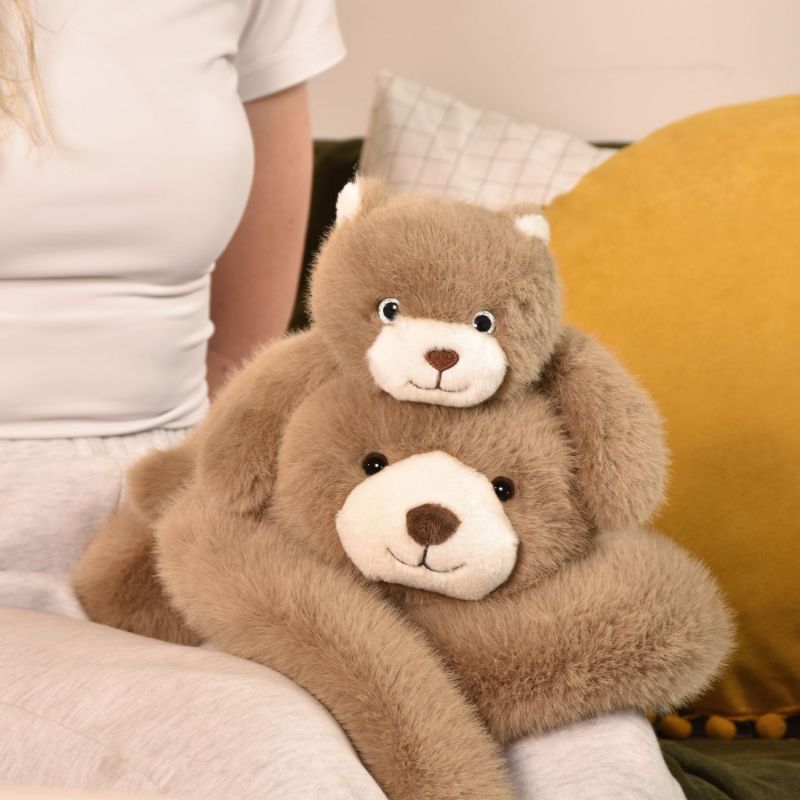 Peluche ours marron lesté PODCOLL (40 cm) Histoire d'Ours Ambiance 8