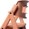 Chaise haute Klapp en plastique recyclé Terracotta Pink  par KAOS