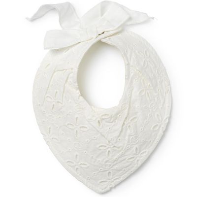 Bavoir bandana broderie anglaise Embroidery (Elodie) - Image 1