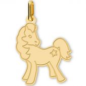 Pendentif Cheval (or jaune 375°)