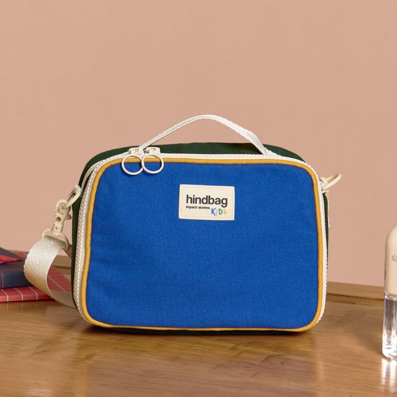 Lunchbag isotherme Elsa Bleu électrique Hindbag Ambiance 1