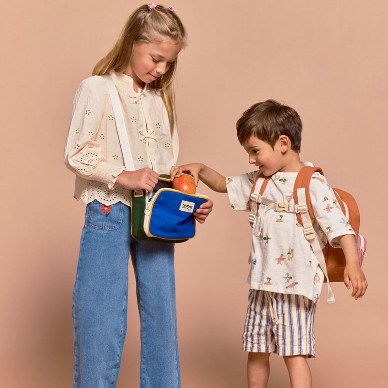 Lunchbag isotherme Elsa Bleu électrique Hindbag Ambiance 3