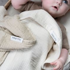 Lot de 2 langes Tender Beige-Linen (115 x 115 cm)