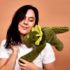 Peluche dinosaure vert lesté PODCOLL (40 cm) Histoire d'Ours Ambiance 1