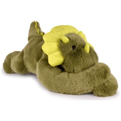Peluche dinosaure vert lesté PODCOLL (40 cm)