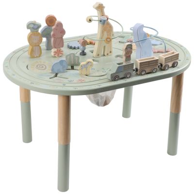 Grande table d'activités en bois Safari Friends Little Dutch