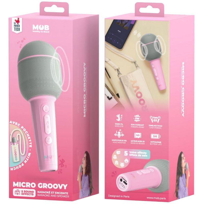 Micro karaoké Groovy Marshmallow MOB Packaging 7