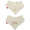 Lot de 2 bavoirs bandanas Maternity Love - Domiva