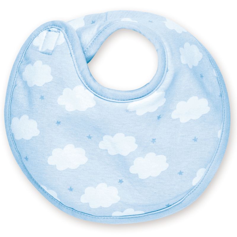 Bavoir à velcro Milky aladin en jersey frost Bemini