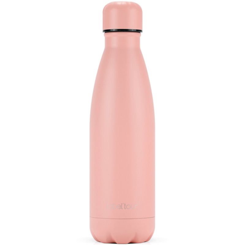 Gourde isotherme corail (500 ml) Signature Label Tour
