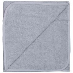 Serviette de toilette en éponge Gris (70 x 140 cm) - Trois Kilos Sept