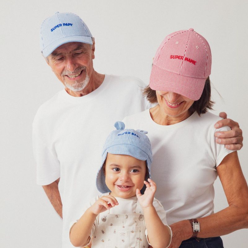 Casquette adulte Marinière Super Papy bleu (tour de tête 56-61 cm) Chamaye Ambiance 7