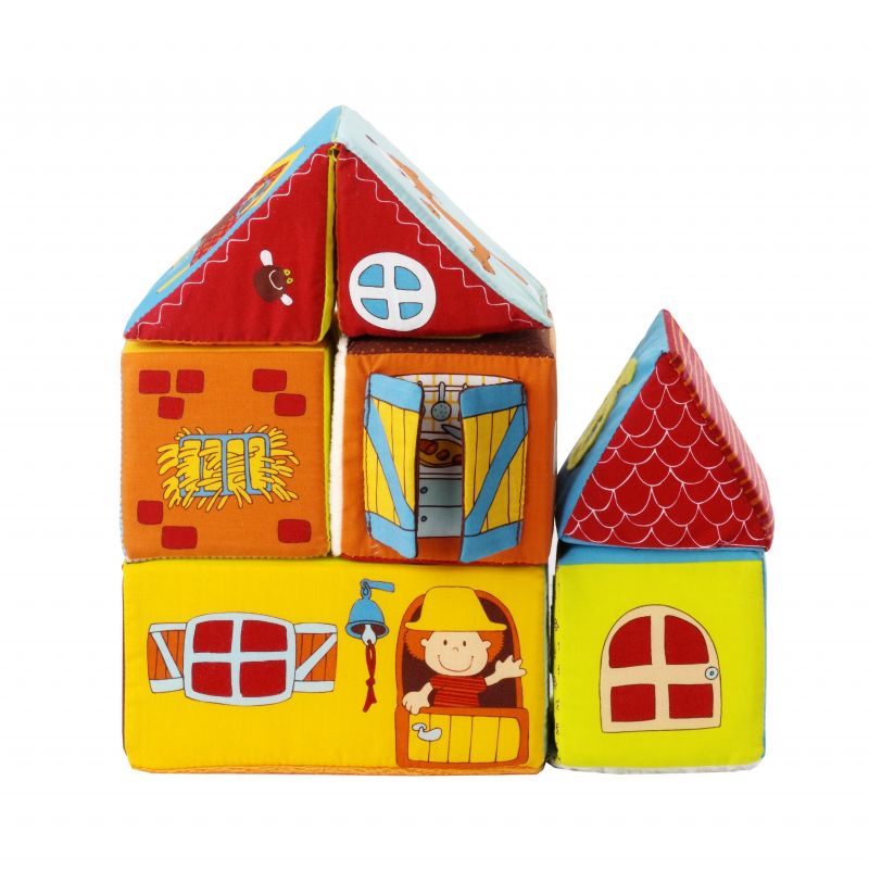 Blocs en tissu La ferme (6 blocs) Lilliputiens
