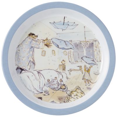 Assiette bébé Ernest et Célestine bleu  par Petit Jour Paris