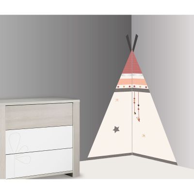 Stickers Tipi Timouki (100 x 70 cm) Sauthon Baby Déco