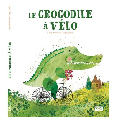 Livre Le crocodile à vélo Sassi Junior