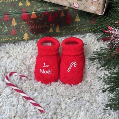 Chaussons Sucre d'orge Noël (naissance) (Trois Kilos Sept) - Image 2