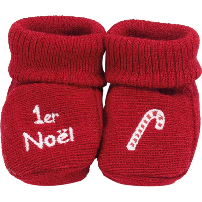 Chaussons Sucre d'orge Noël (naissance) Trois Kilos Sept