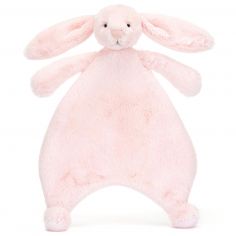 Doudou plat Lapin Rose