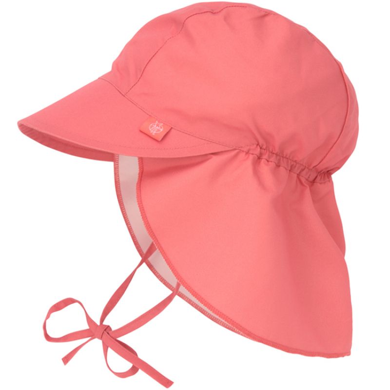 Casquette anti-UV corail (3-6 mois) Lässig