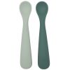 Lot de 2 cuillères en silicone Jade Shades Jollein Produit 1