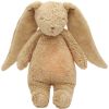 Peluche veilleuse lapin nature bio avec sons & lumières cappuccino  par Moonie