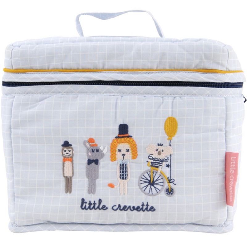 Vanity en coton bio Lucien Little Crevette
