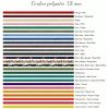 Cordons en polyester pour bracelets Petits Trésors (26 couleurs) - Petits trésors