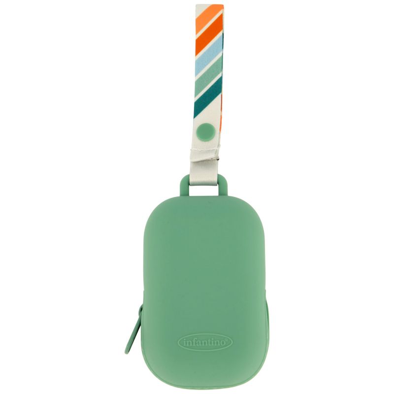 Range sucette silicone Paci Pod Vert clair Infantino Produit 1