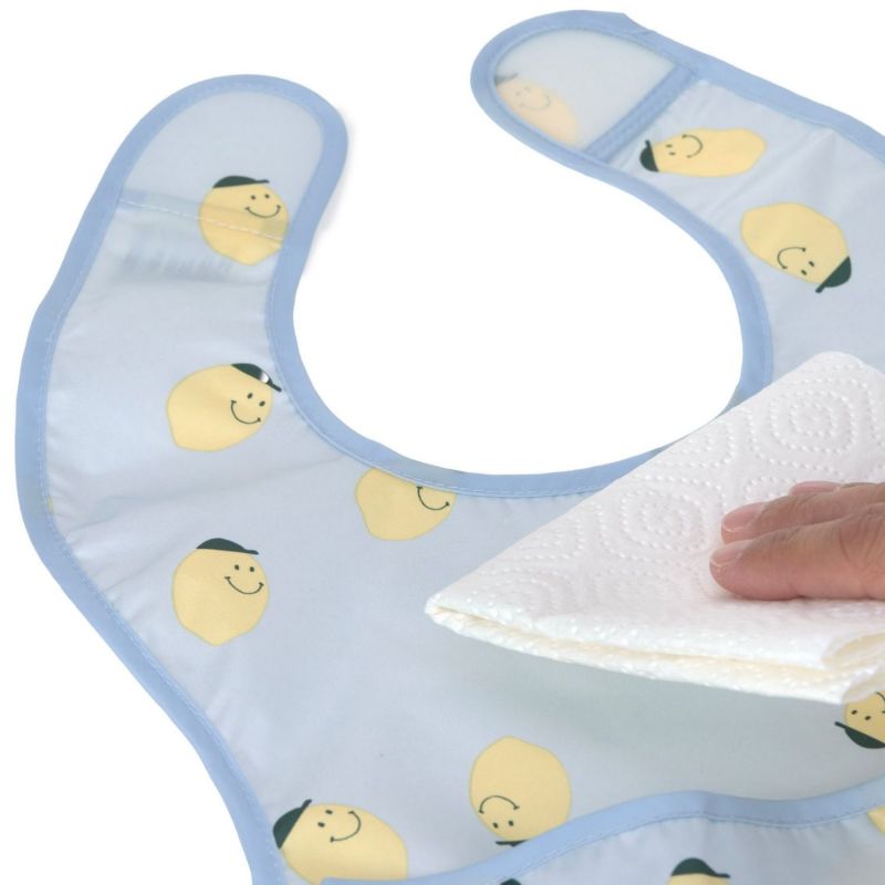 Lot de 2 bavoirs avec poche Happy Fruits Citron Lässig Produit 3