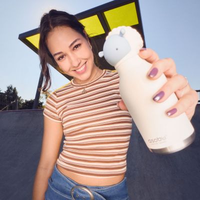 Gourde isotherme Bestie Mouton Blanc (460 ml)