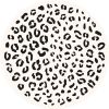 Tapis rond en coton imprimé léopard (120 cm) - Lilipinso
