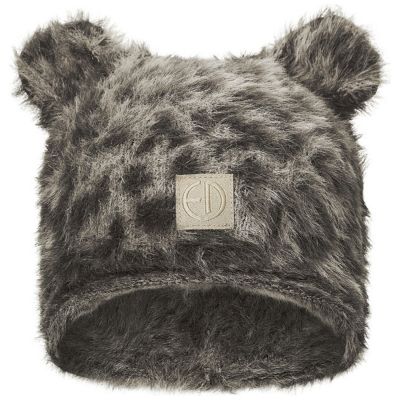 Bonnet Furry Knit Beanie Leopard (0-6 mois)