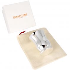 Timbale Elodie Godron personnalisable (métal argenté) dans son coffret