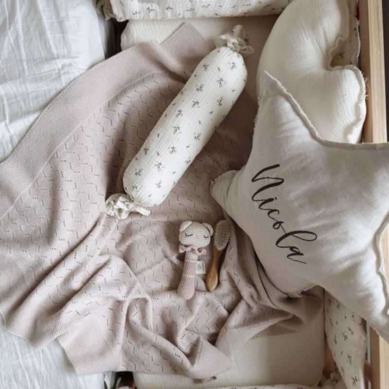 Tour de lit cododo Olive Bloom (180 cm) Babyshower Ambiance 5