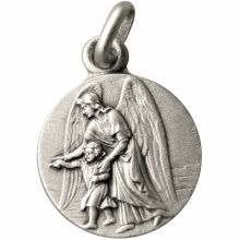 Médaille Ange gardien (argent 925°)  par Martineau