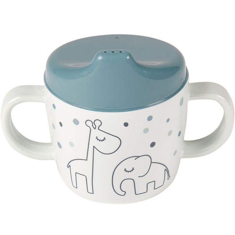 Tasse à bec Dreamy dots bleu Done by Deer