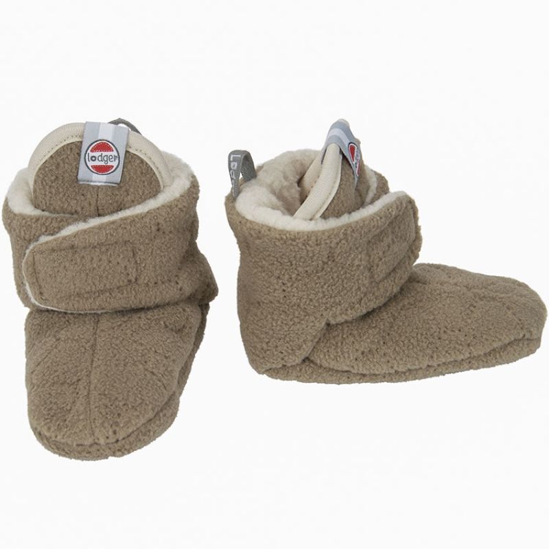 Chaussons beige topaze Botanimal (6-12 mois) Lodger